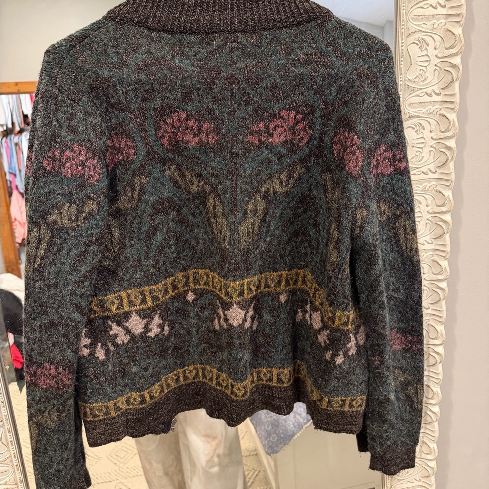 Women's Earthy Tones Cardigan - Picture 4 of 5